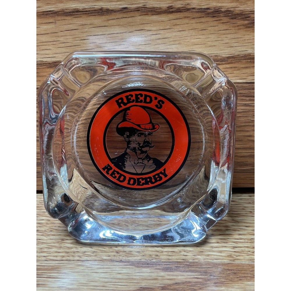Vintage Ashtray Reeds Red Derby San Antonio Texas Nightclub Swinging 70s EUC